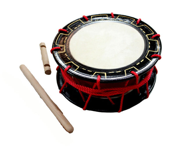 沖縄 エイサー 締め太鼓(大)直径30cm＋バチ 新城工作所 沖縄 エイサー