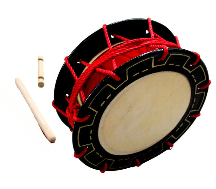 沖縄本格エイサー大太鼓(中)直径約30cm✖高さ約36cm 新品未使用品 沖縄