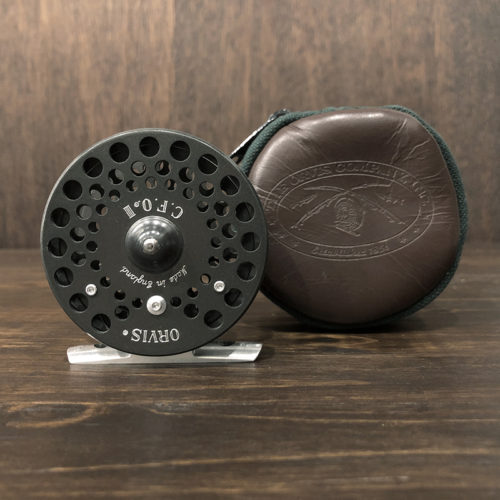 ORVIS オービス フライリール 2個 革ケース付き 正常作動未確認 ORVIS