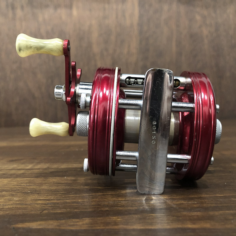 Abu Record Ambassadeur 5000 Svangsta Red With Case アブ レコード