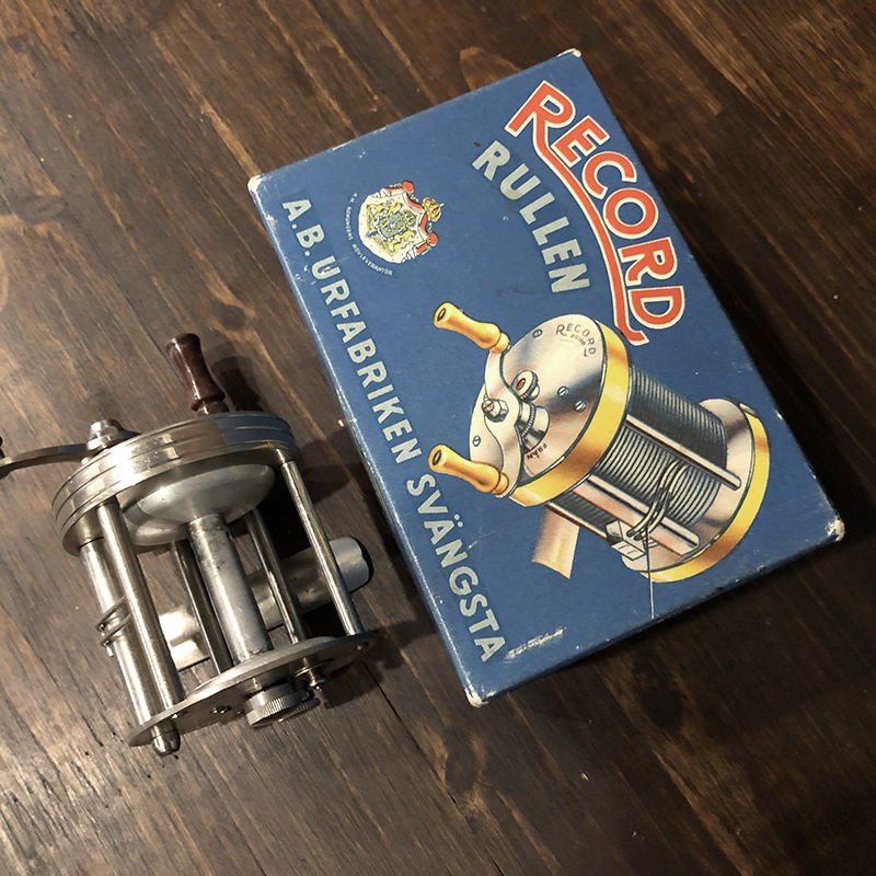 Abu Record Rullen 1550C Direct Bait Casting Reel With Box アブ