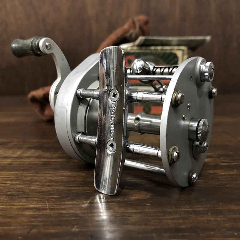 Pflueger Supreme 1573 Direct Bait Reel With Box Pouch Paper