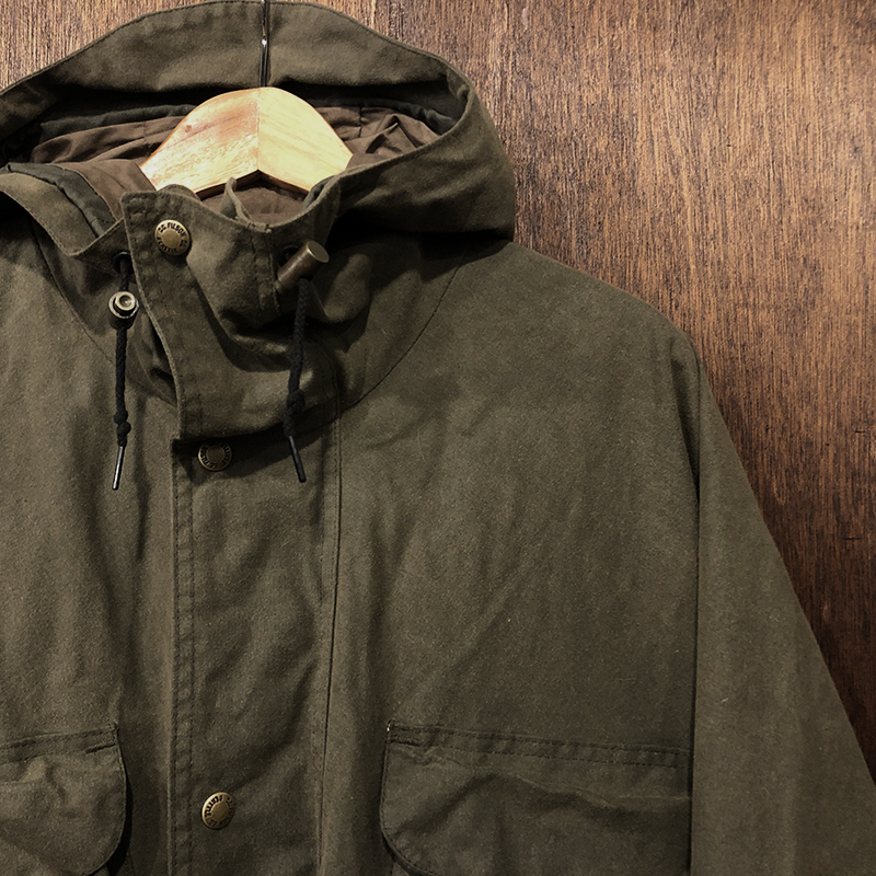 Filson Oiled Cloth Wading Hoodie Fishing Jacket OT XL Mint