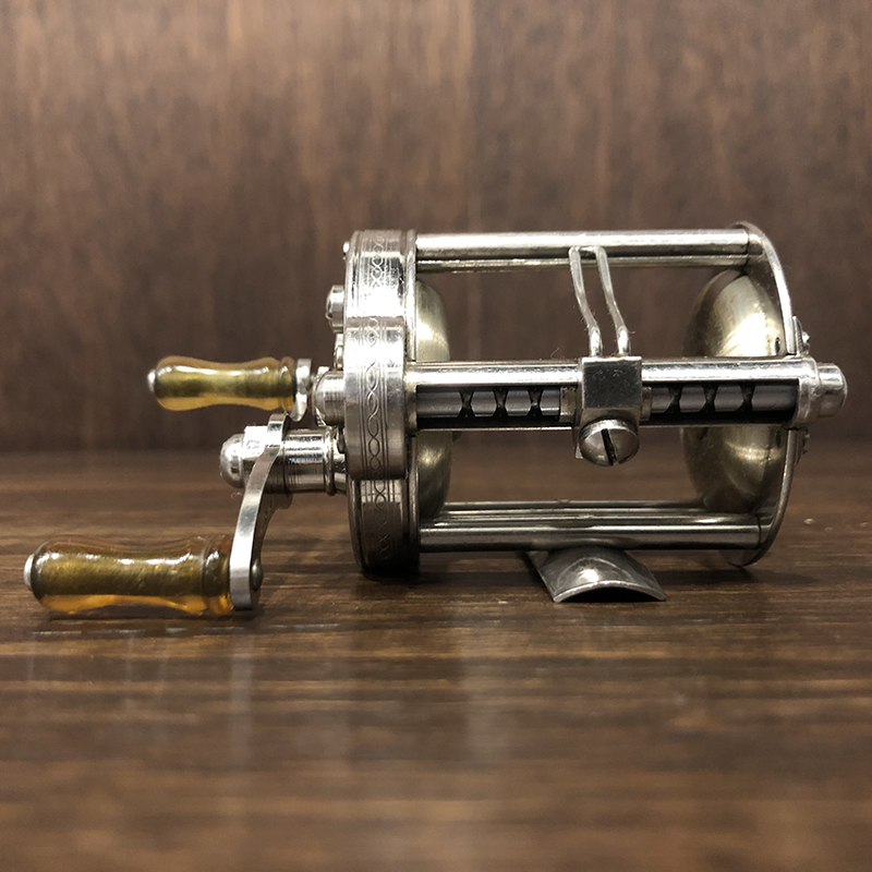 Pflueger Summit German Silver 1920s Direct Bait Casting Reel
