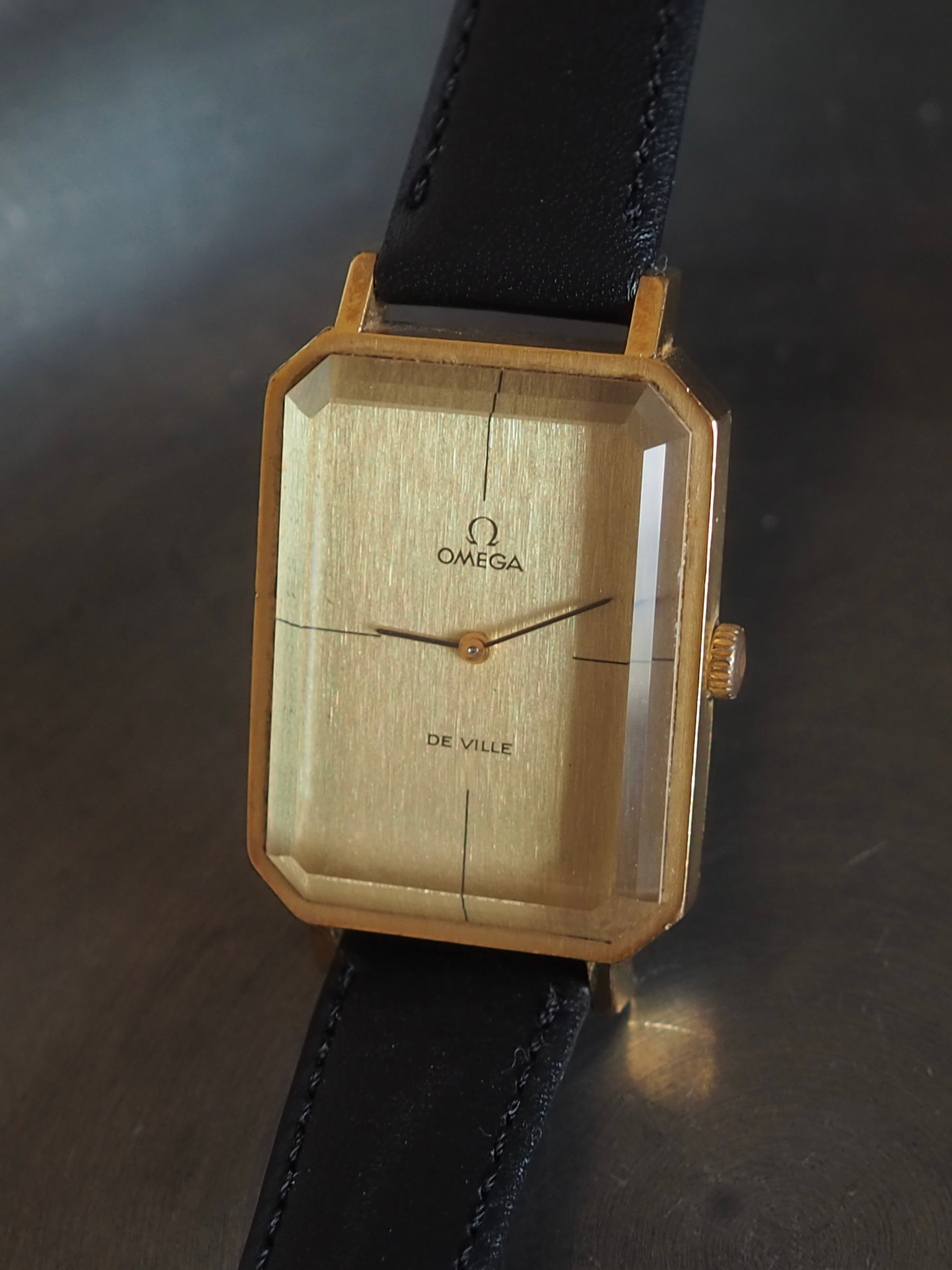 OMEGA オメガ DE VILLE デビル エメラルド ウォッチ 腕時計 シルバー