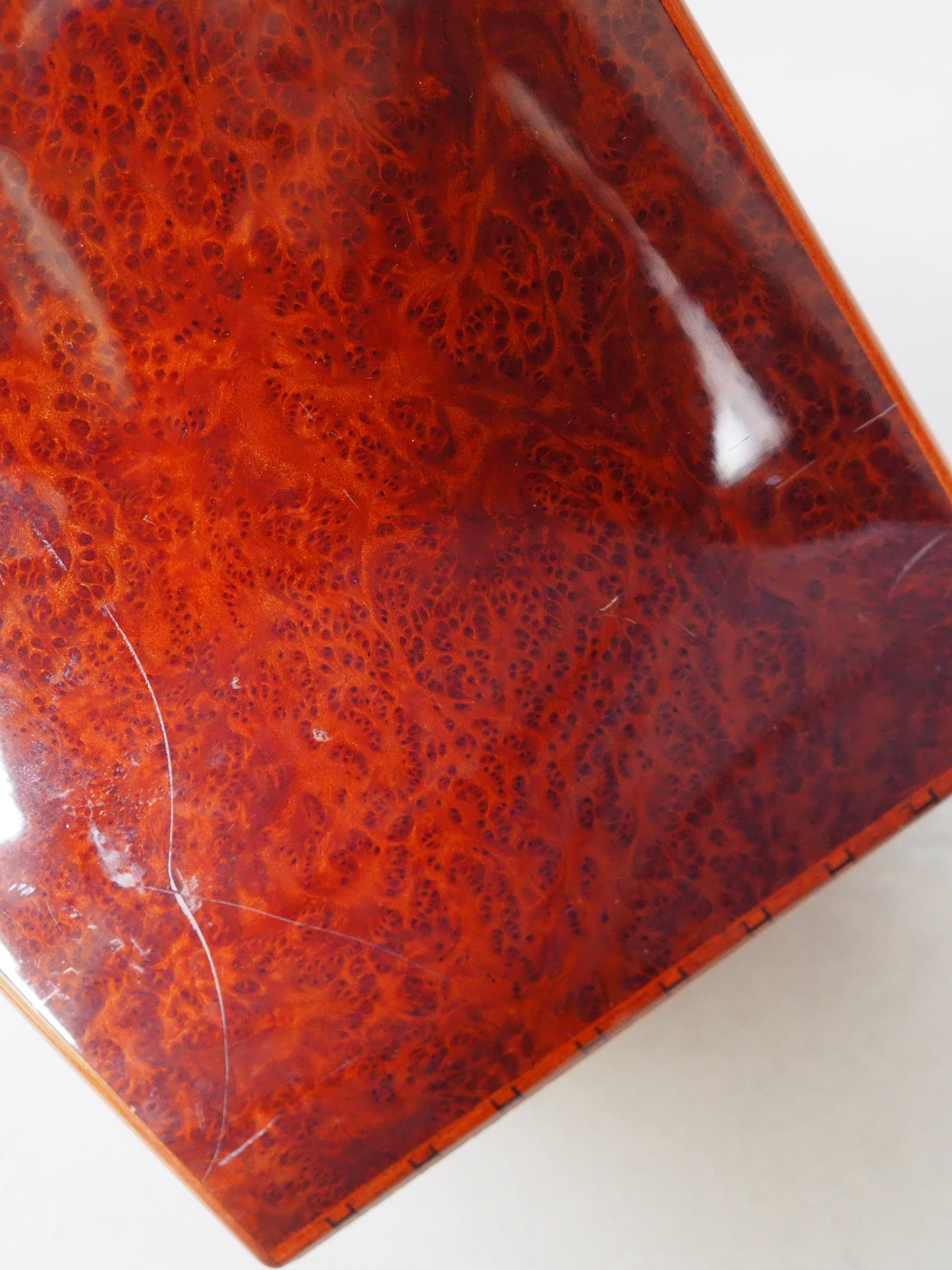 HERMES エルメス ウッド ダストボックス ゴミ箱 インテリア ブラウン