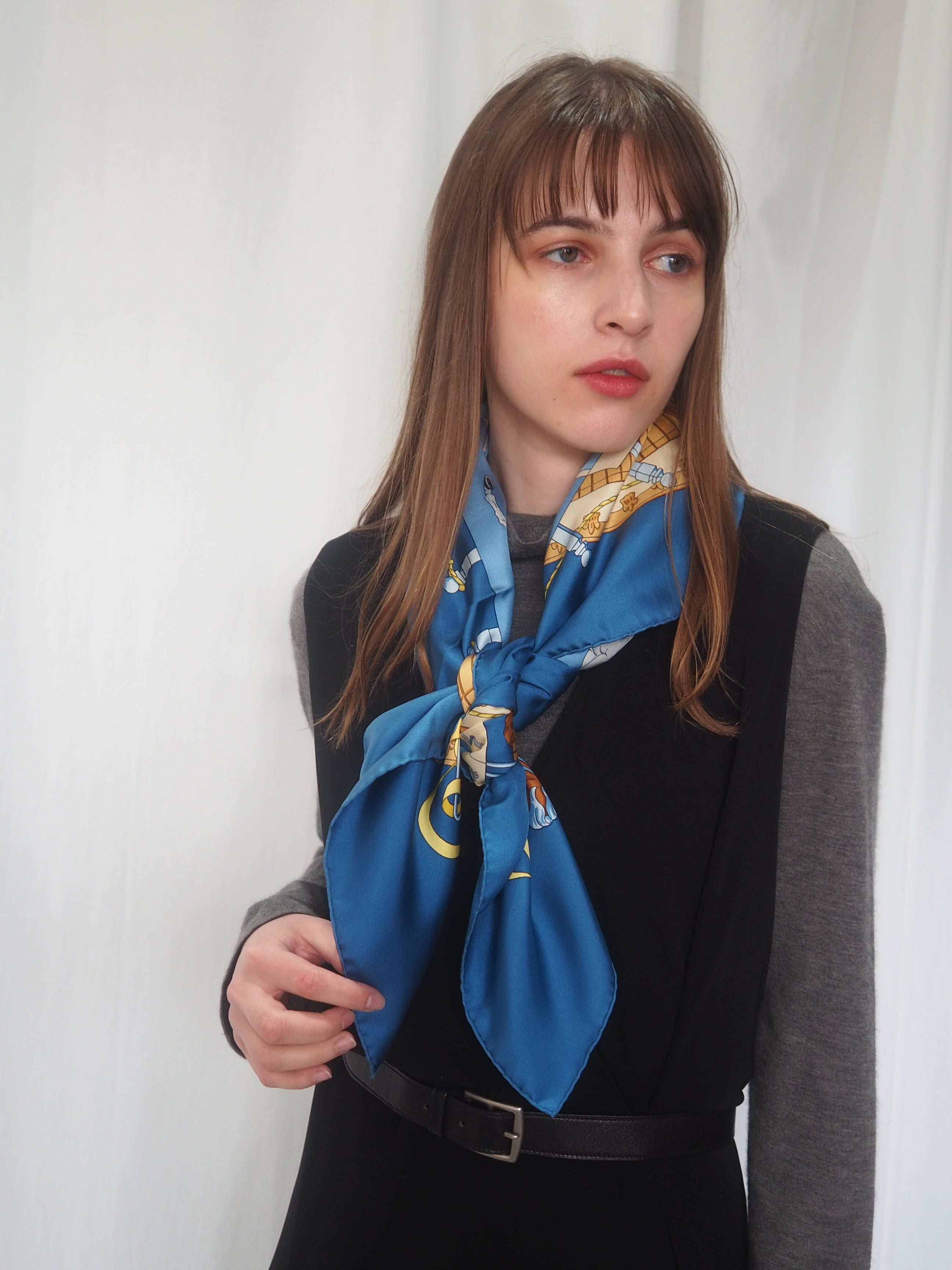 HERMES スカーフ カレ 90 