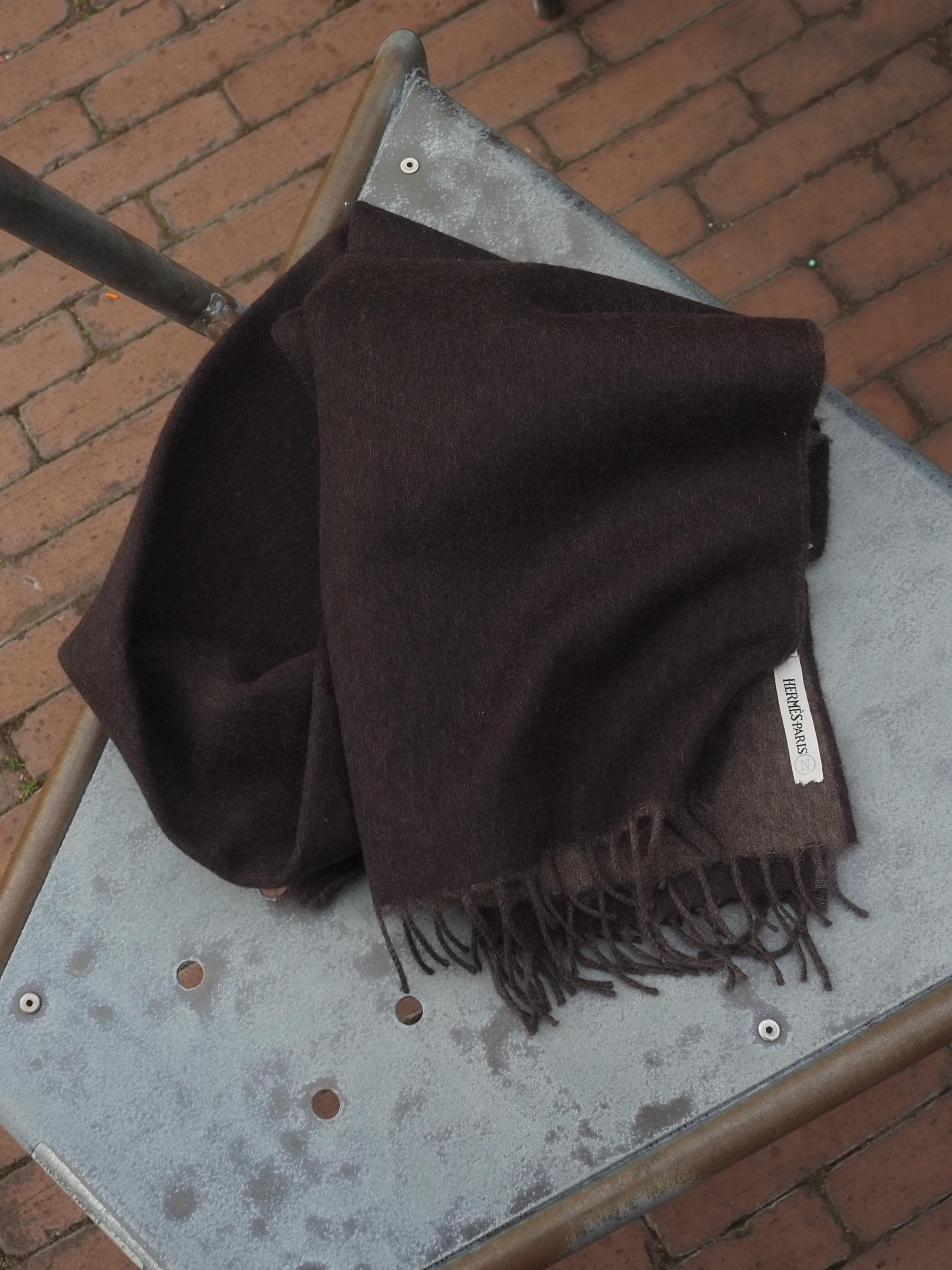 小物 Vintage Maison Margiela Brown muffler Vintage Maison Margiela