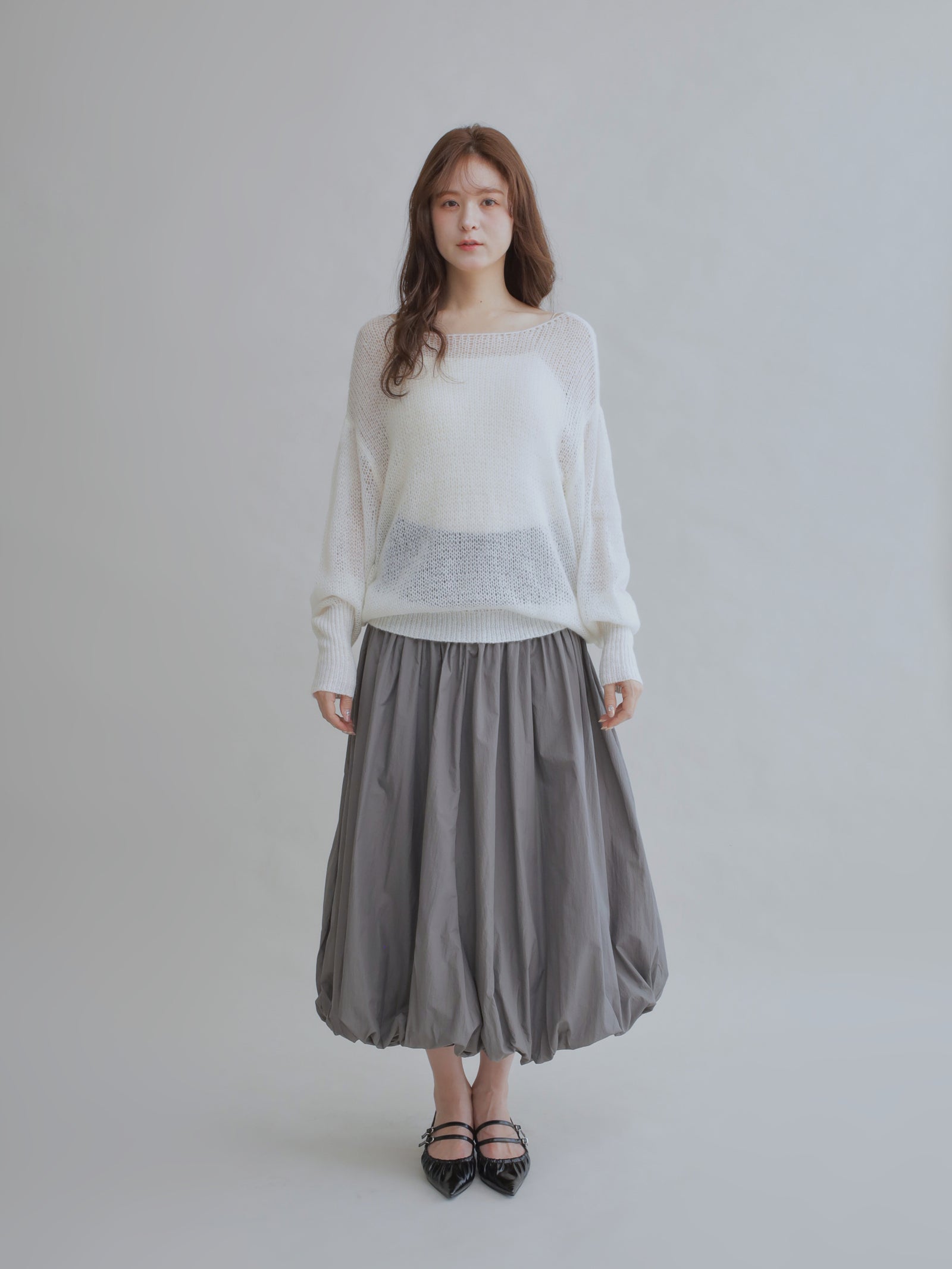 シャイニーバルーンスカート