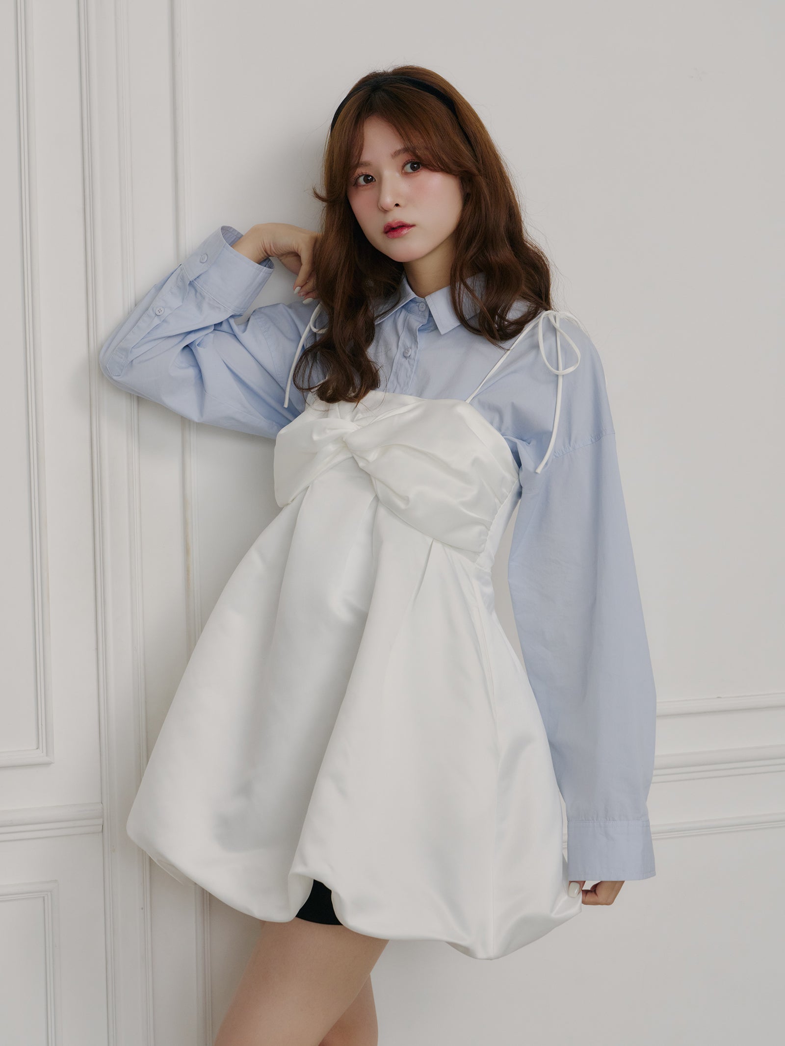 bubbles新作】ミニワンピ 写真左色 bubbles新作】ミニワンピ 写真左色