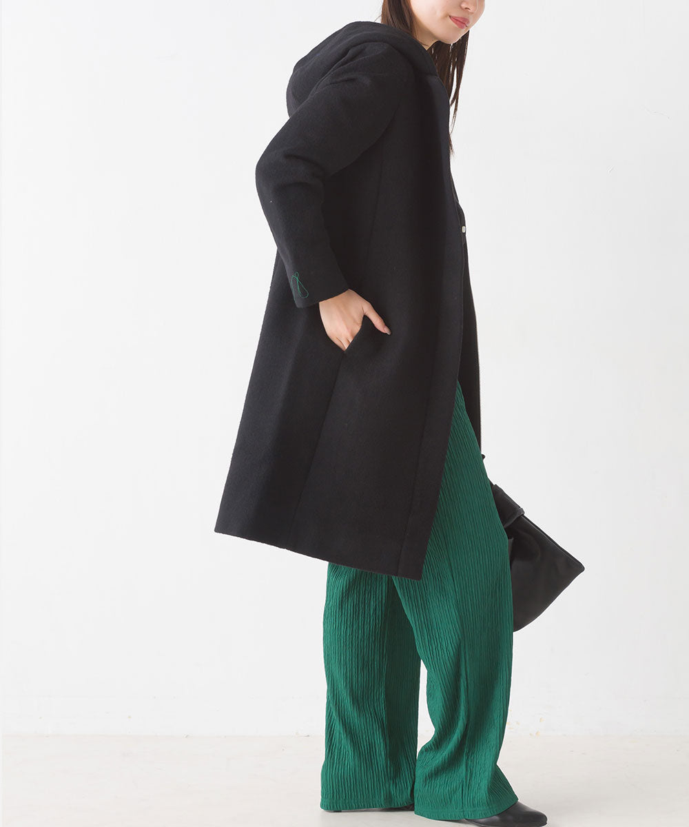 OMNES Supremo】イタリア製生地 JET PREMIA フード付きコート【3321-7090】