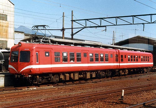 岳南鉄道の5000型もと東急アオガエル