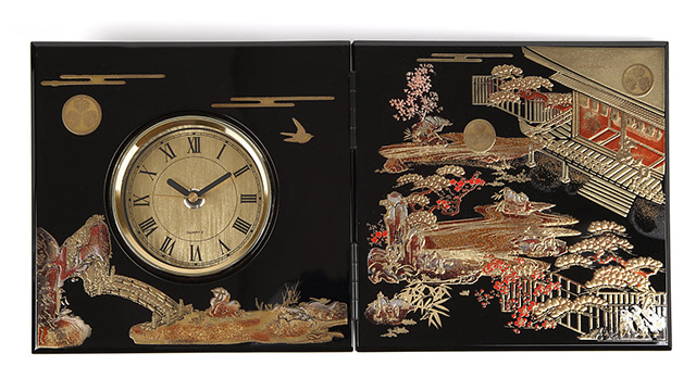 英語説明書つき ‐ 屏風時計 初音