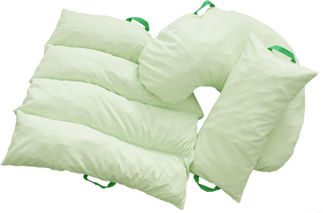 おむみん 体位変換クッション ライトグリーン CP3-W ポジショニング