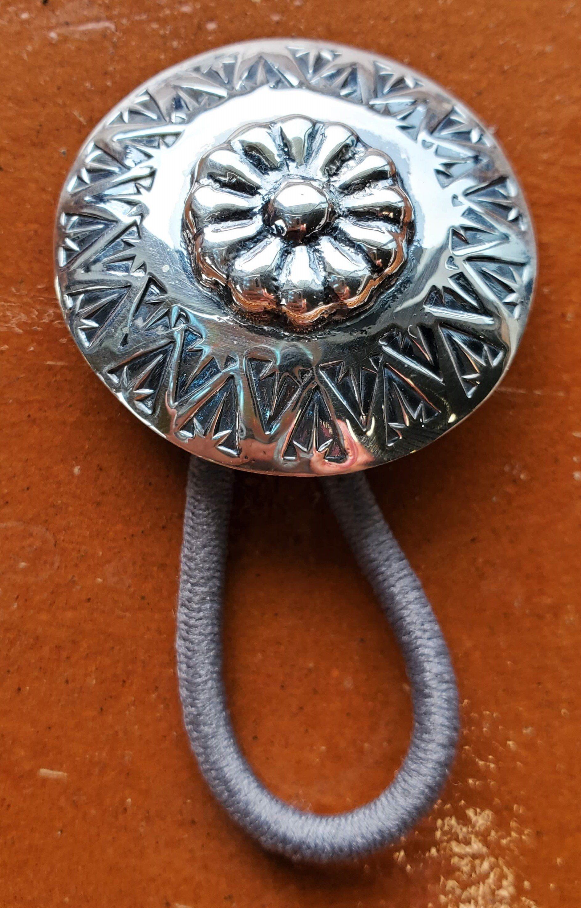 CHALLENGER HAIR TIE コンチョ シルバー ヘアゴム CHALLENGER HAIR TIE