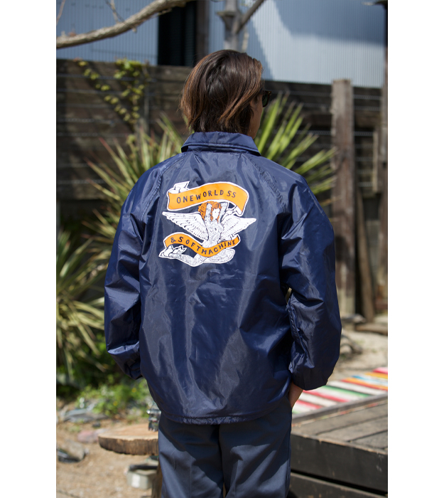 トリプルネームコーチジャケット Angel navy - ONEWORLD SURFSHOP 千葉