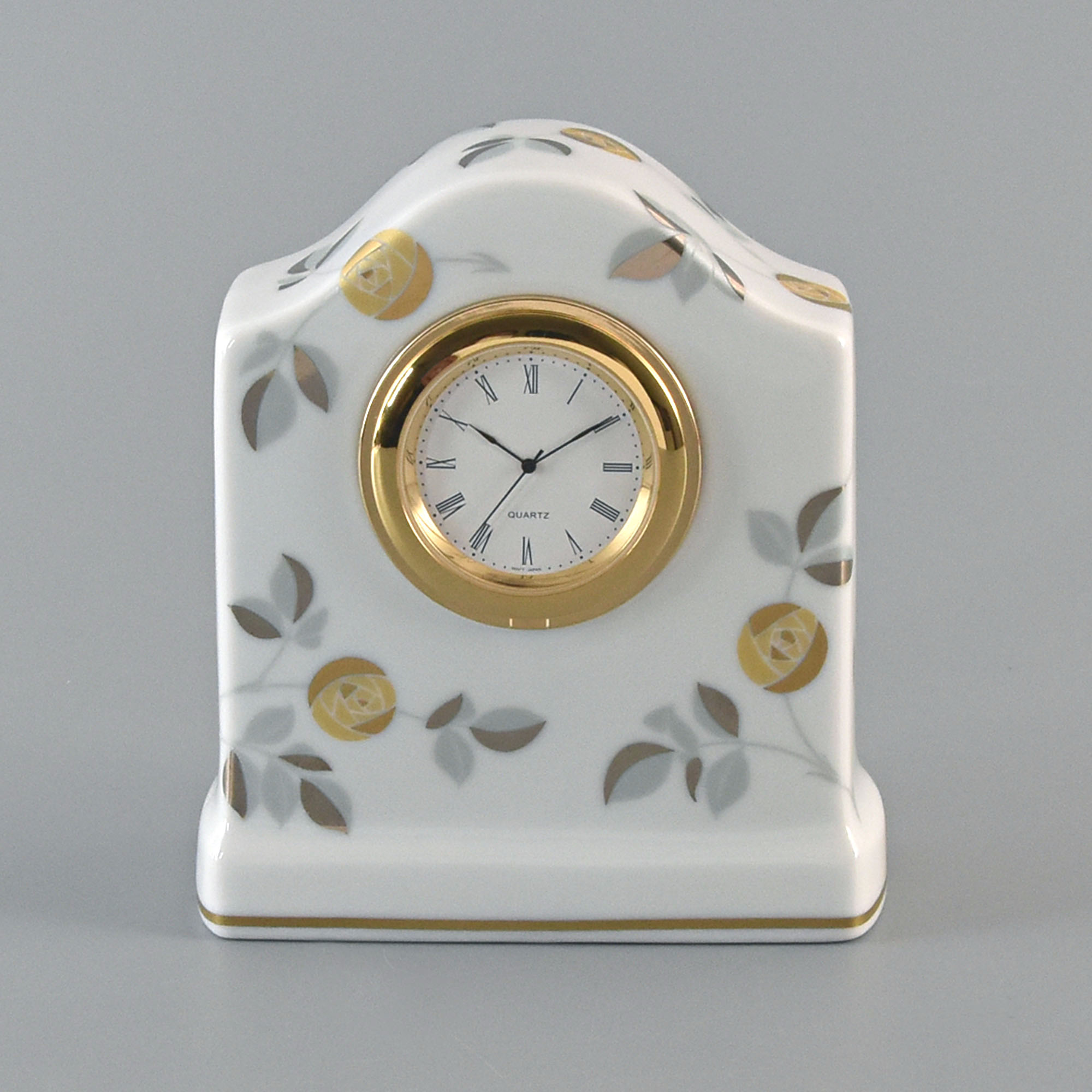 燦彩ばら）置時計|有田焼の老舗-香蘭社オンラインショップ