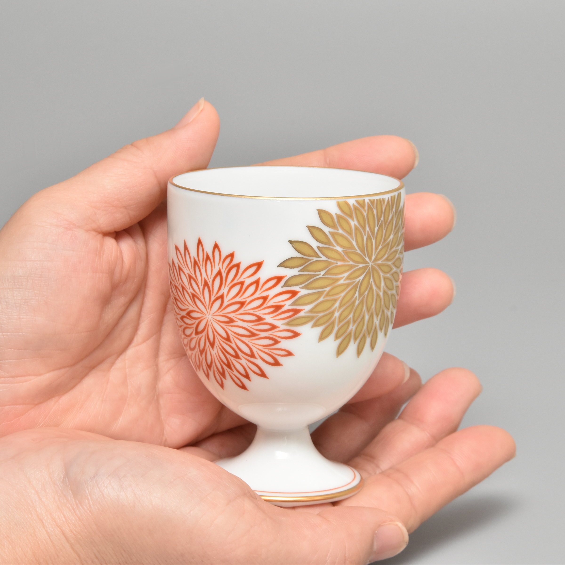 華もよう）ペアワインカップ|有田焼の老舗-香蘭社オンラインショップ