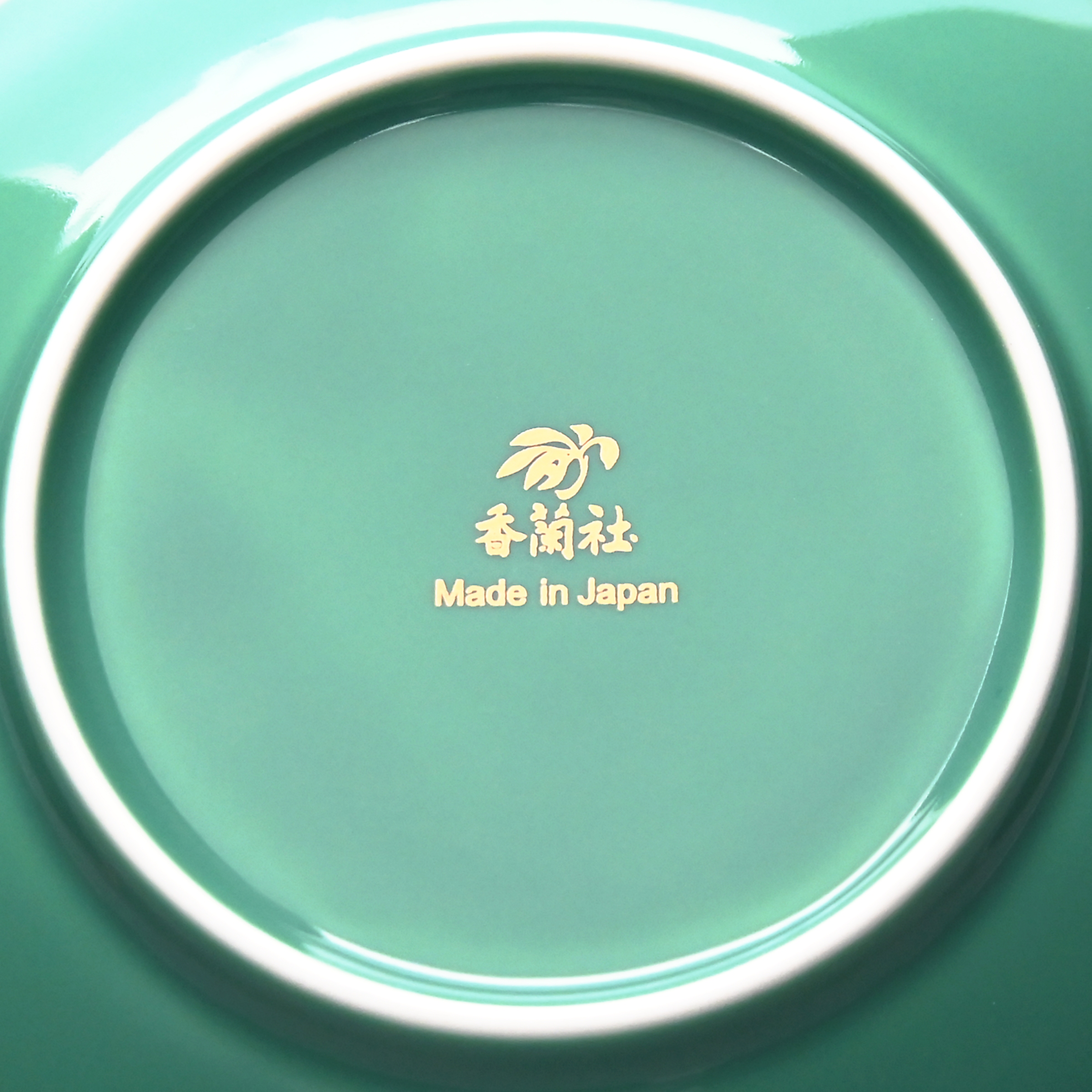 グリーン）梅形茶托セット|有田焼の老舗-香蘭社オンラインショップ