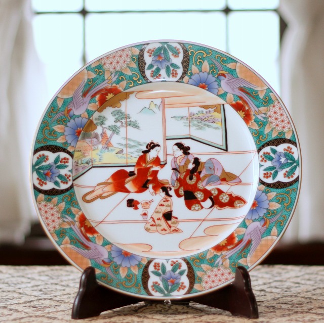 飾り大皿 特大 龍 皿立て付 45cm 飾り大皿 特大 龍 皿立て付 45cm