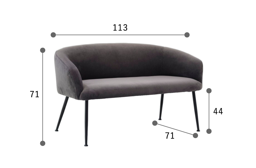 モーダ・エン・カーサ ジャバ ベンチ / JAVA bench