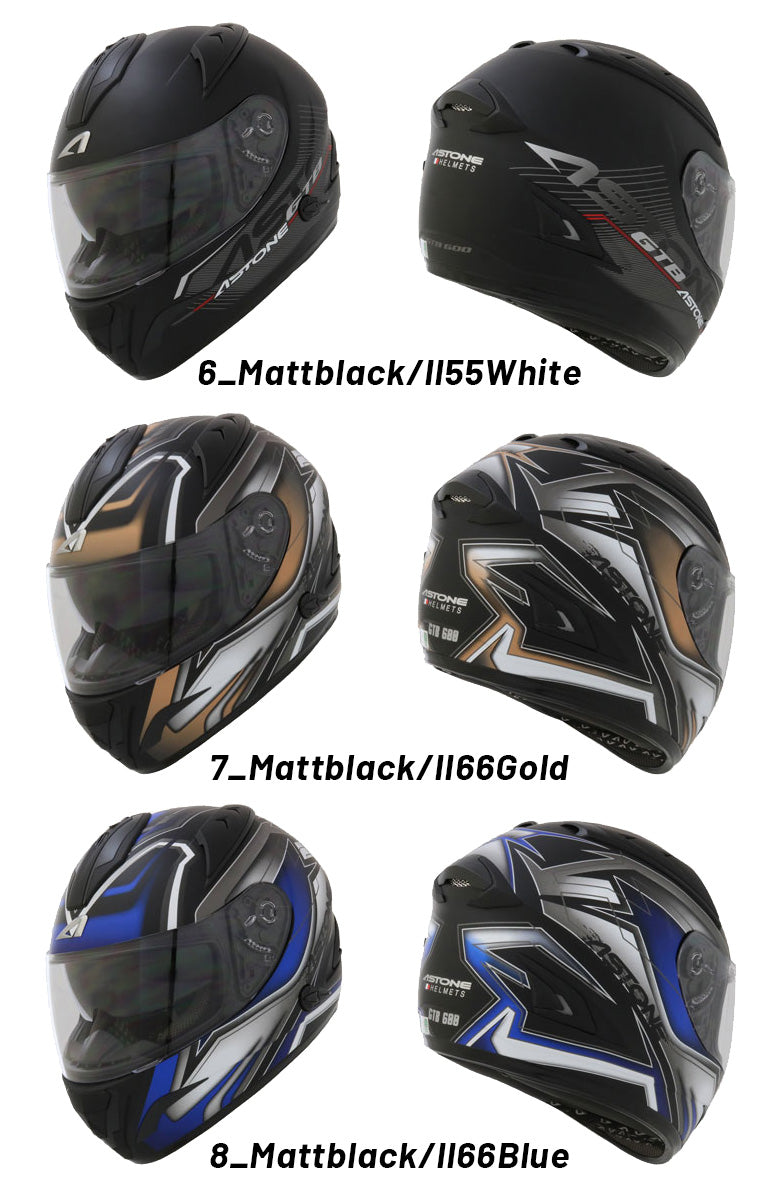 ASTONE アストン GTB600 フルフェイス ヘルメット フランスデザイン