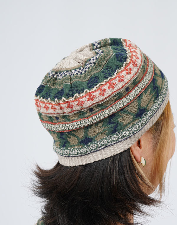 MIXジャカードリバーシブルニット帽 / BFH07007WA – satoseni online