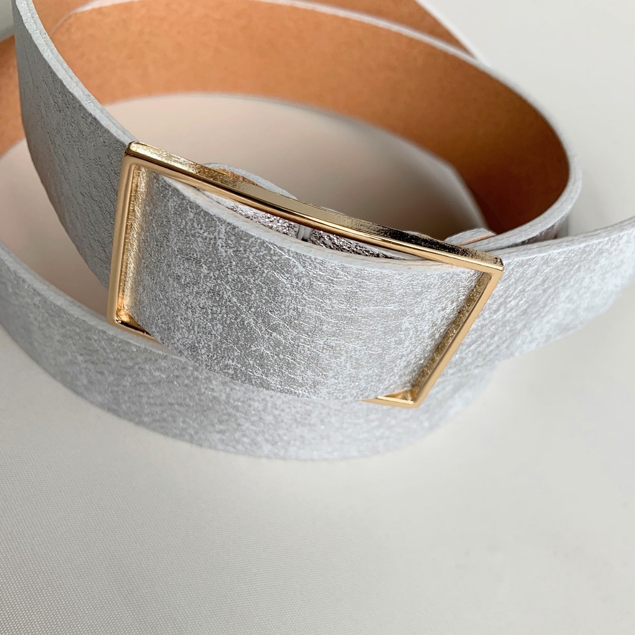 メタリックレザーベルト(Free シルバー)｜ Q｜吉祥寺PARCO | ONLINE