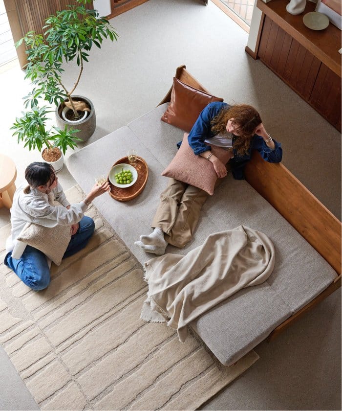 HABITAT SOFA BED 200cm BEIGE ハビタソファ ベット ベージュ 700