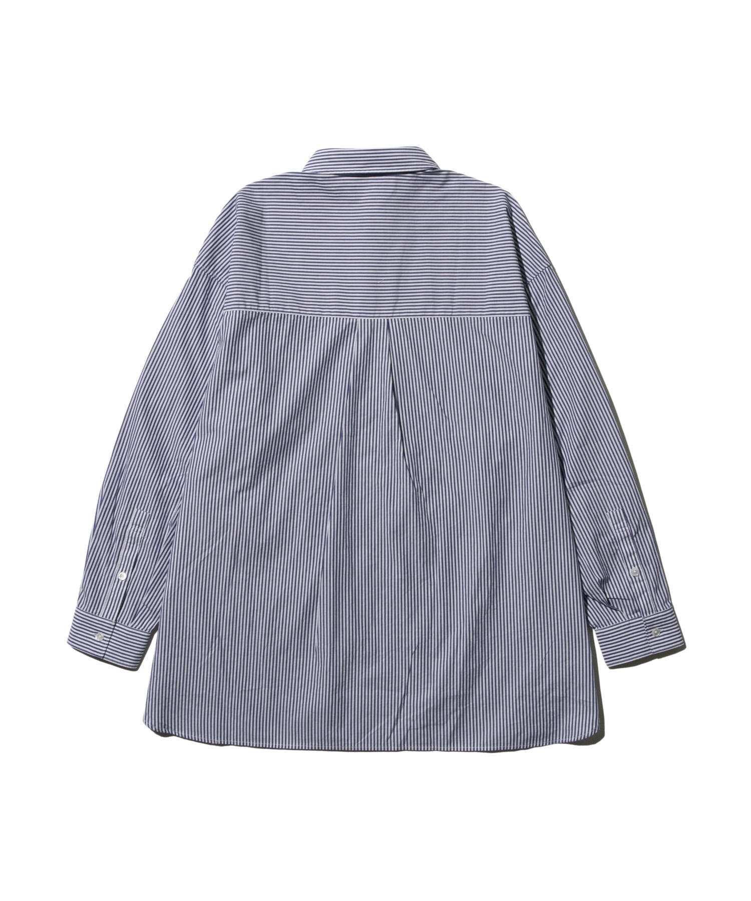 Fresh Service CORPORATE UNIFORM L/S SHIRT Blue Stripe/ フレッシュ