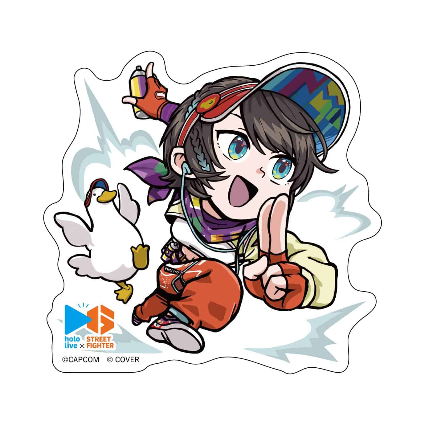 カプコンカフェ ストリートファイター6×ホロライブ第2弾 BIGステッカー