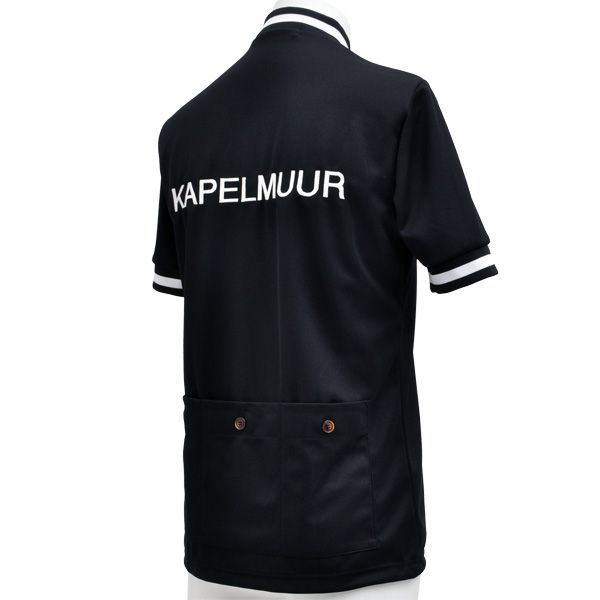 KAPELMUUR ( カペルミュール ) 半袖レトロ ジャージ ブラック S