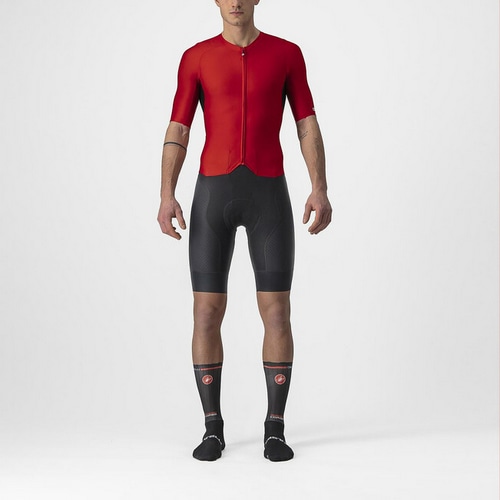 CASTELLI ROSSO CORSA エアロワンピース カステリ サイズL CASTELLI