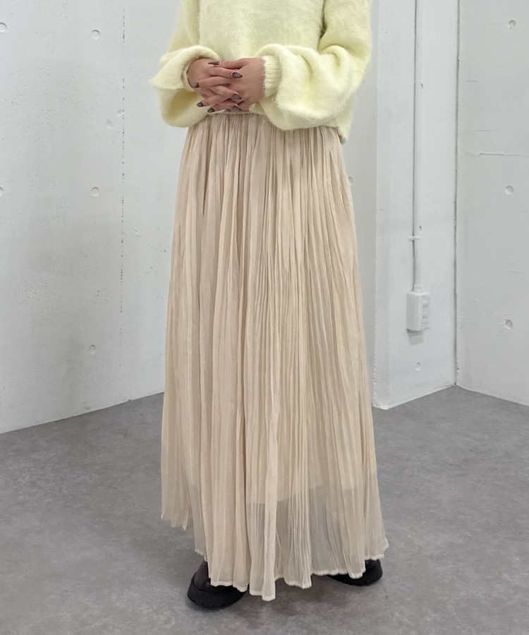 ランダムプリーツスカート(M MOCHA): スカート｜PMbox P&M OFFICIAL