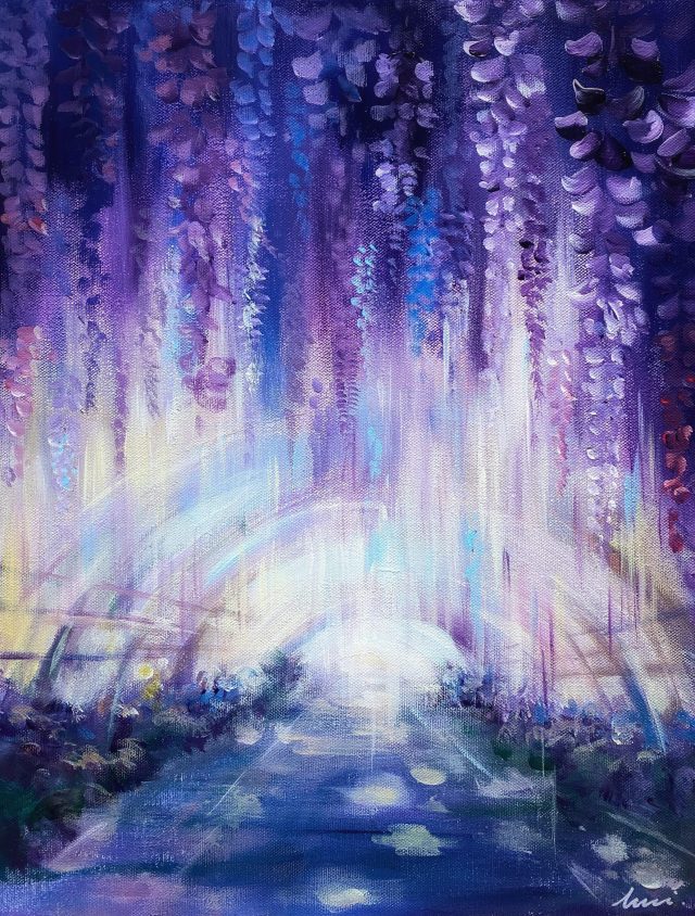 藤のトンネル TUNNEL OF WISTERIA – Artbar Osaka（アートバー大阪）