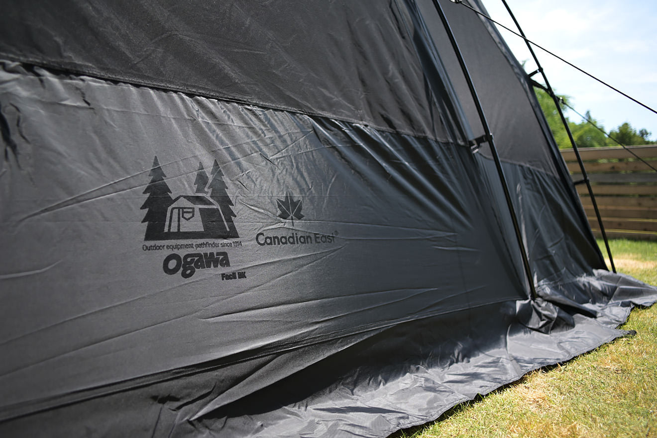 Canadian East×ogawa BLACK LABEL テント ブラックシリーズ ファシル