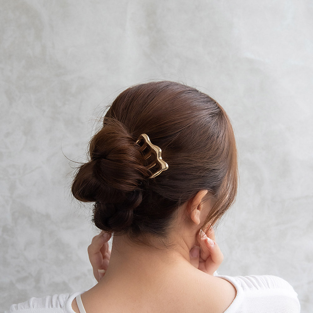 ヘアコーム hair stick/ヘアスティック メルトメタル ウェーブ