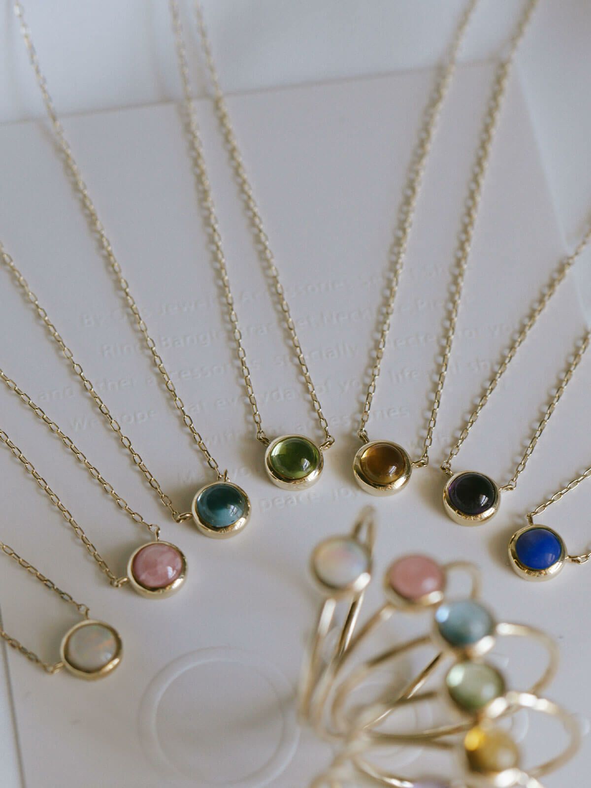 お守りジュエリー ゴールド 天然石ネックレス- | Ops.(オプス)公式ストア