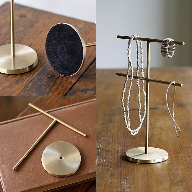 BRASS アクセサリースタンド ナチュラルインテリア 生活雑貨の通信販売