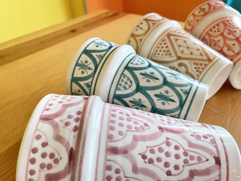 Oranzovy オンラインショップ】モロッコ セラミックタンブラー アラベスク