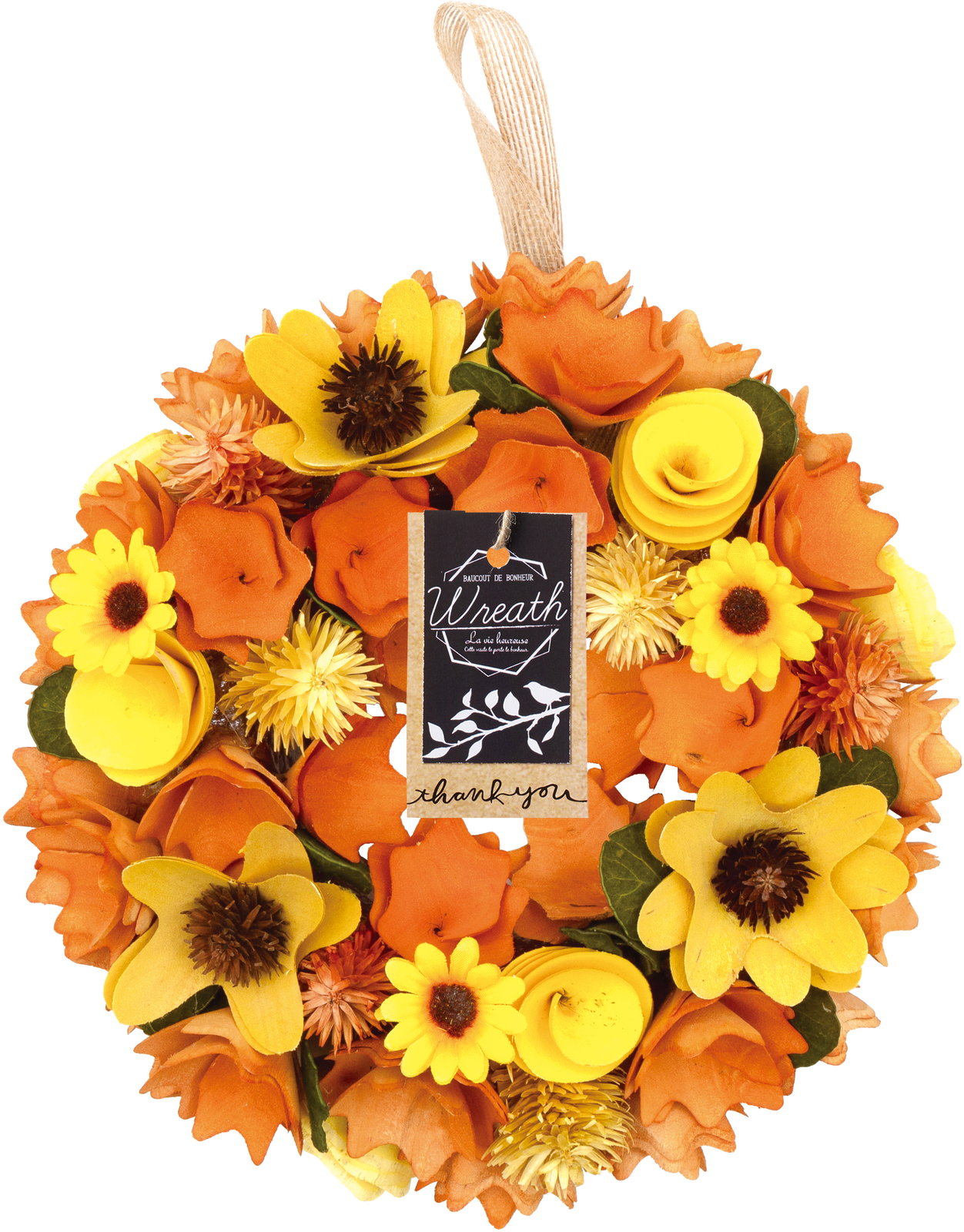 別途送料】【個人宅不可】ひまわりﾘｰｽM: デコレーションアイテム