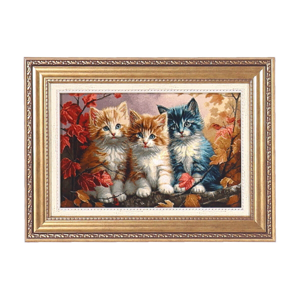 ペルシャ絨毯 タブリーズ産 絵画絨毯 80×59cm（FP-70266） – ギャッベ