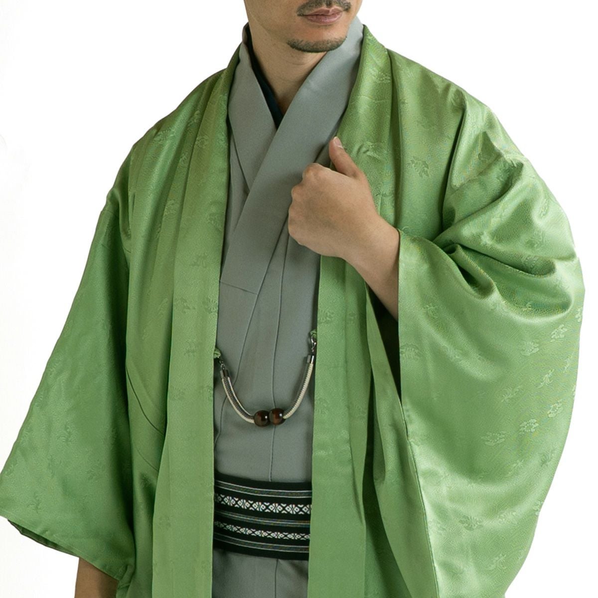 男羽織 正絹 袷 紋意匠