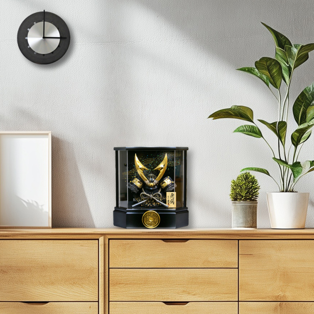 五月人形,久月,5月人形,家紋,兜,ケース,アクリル,K512122,ネット通販店