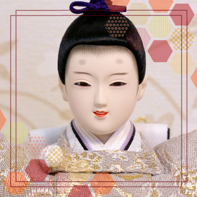 雛人形,東京久月, よろこび雛,親王平飾り,ひな人形,S-37114