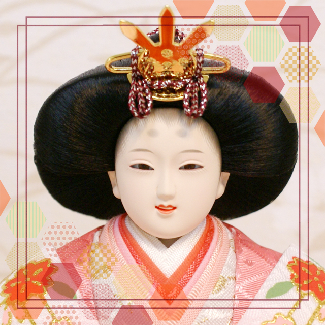 雛人形,東京久月, よろこび雛,親王平飾り,ひな人形,S-37114