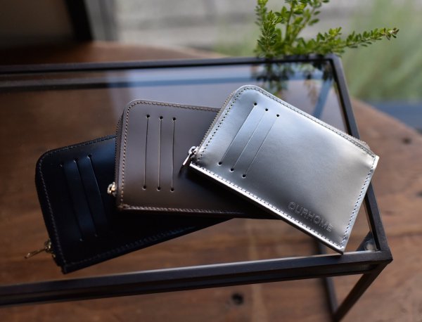 スリムなレザーミディアム財布 – OURHOME