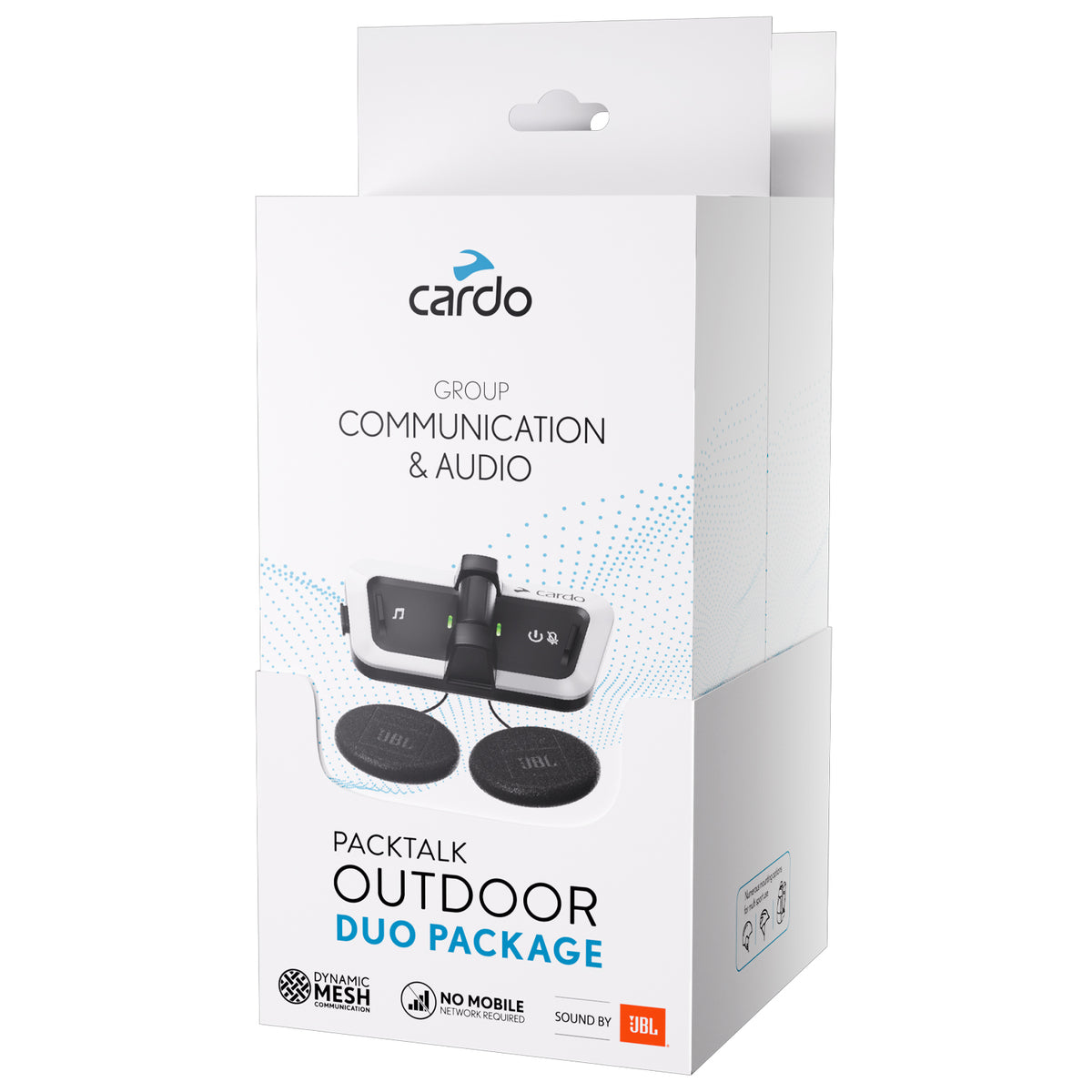 Cardo Packtalk Outdoor Duo Helmet Communication System - Ourland