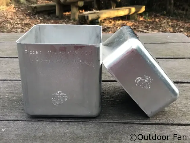 NOS】コールマン PEAK1ストーブ用アルミクッカーケース 米海兵隊仕様