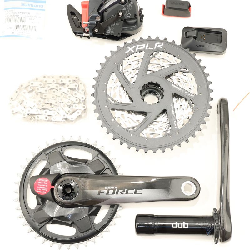 SRAM Force AXS XLPR Power-Meter Groupset, 1x12-Speed, 40T, 10-44T